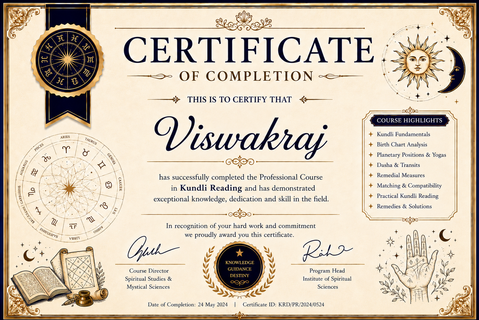 Astrology Credential 1
