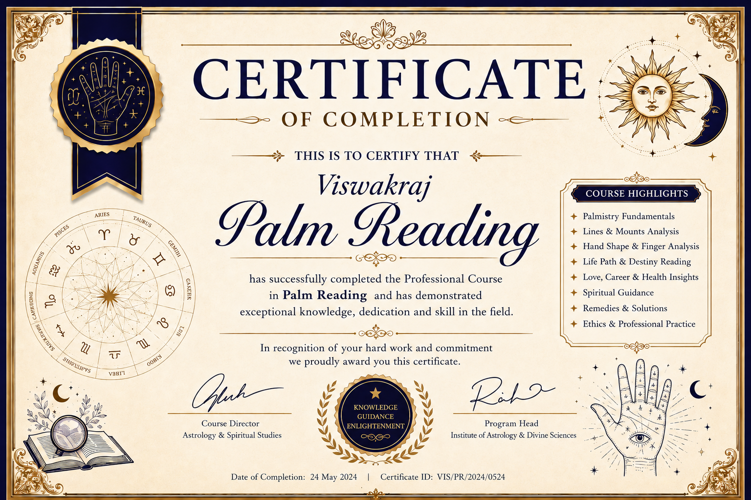 Astrology Credential 3